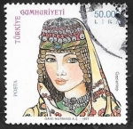 Stamps Turkey -  2869 - Peinado femenino tradicional