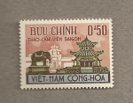 Sellos de Asia - Vietnam -  Templo de Saigón