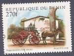 Stamps Benin -  Carro de Bomberos - Hippomobile