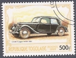 Sellos del Mundo : Africa : Togo : Citröen II  Sedan ligero 1950
