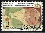 Sellos de Europa - Espa�a -  Primer viaje al continente americano de SS.MM los Reyes de España