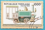 Stamps Togo -  Locomotora para el ferrocarril elevado de New York 1890