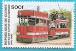 Stamps : Africa : Guinea :  Travía de la compañía North London Tramways