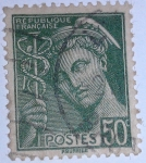 Stamps : Europe : France :  type mercure