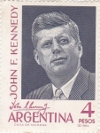 Stamps Argentina -  JOHN FITZGERALD KENNEDY