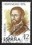 Stamps Spain -  Hispanidad. Costa Rica - Tomás de Acosta