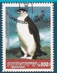 Stamps : Asia : Cambodia :  Pingüino barbijo