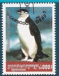 Sellos del Mundo : Asia : Camboya : Pingüino barbijo