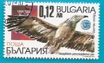 Stamps Bulgaria -  Buitre egipcio - alimoche común joven