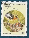 Sellos del Mundo : Africa : Benin : AVES - Reinita de fuego