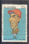 Stamps Australia -  CARICATURA -DARBY MUNRO