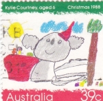 Stamps Australia -  ILUSTRACIÓN INFANTIL- NAVIDAD