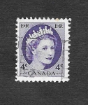 Sellos de America - Canad -  340 - Isabel II