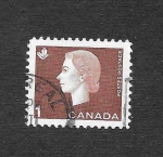 Stamps Canada -  401 - Isabel II