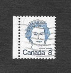 Stamps Canada -  593 - Isabel II