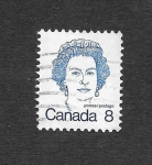 Stamps Canada -  593 - Isabel II