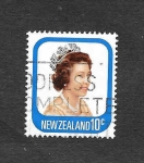 Stamps New Zealand -  648a - Isabel II