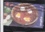 Stamps : Europe : Malta :  GASTRONOMÍA