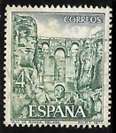 Stamps Spain -  Serie Turística - Tajo de Ronda (Málaga)