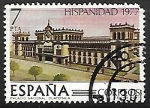 Stamps Spain -  Hispanidad. Guatemala - Centro de la Ciudad de Guatemala