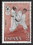 Stamps Spain -  X Campeonato del Mundo de  Judó