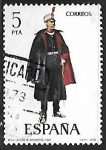 Stamps Spain -   Uniformes Militares - Capitán de Ingenieros