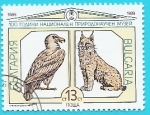 Stamps Bulgaria -  Quebrantahuesos y Lince eurasiático