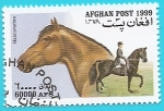 Stamps : Asia : Afghanistan :  Caballo de monta Hannoveriano