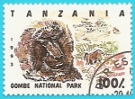 Stamps : Africa : Tanzania :  Parque Nacional de Gombe