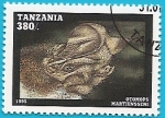 Stamps Tanzania -  Murcielago Otomops Martiensseni