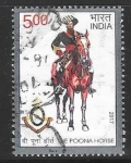 Sellos de Asia - India -  The poona horse
