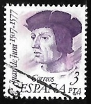 Stamps Spain -  Centenários - Juan de Juni y Santo Entierro