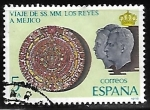 Stamps Spain -  Viaje de SS.MM. los Reyes a Hispanoamérica - Calendario Azteca