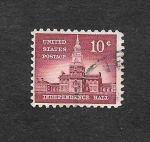 Stamps United States -  1044 - Independence Hall