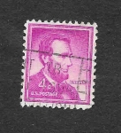 Stamps United States -  1036 - Lincoln