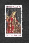 Stamps United States -  1363 - Navidad