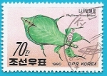 Sellos del Mundo : Asia : Corea_del_norte : Insecto Hoja