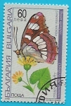Stamps : Europe : Bulgaria :  Mariposa - Ninfa de los arroyos - Limenitis reducta