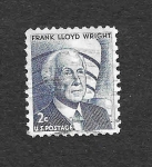 Stamps : America : United_States :  1280 - Frank Lloyd Wright