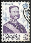 Stamps Spain -  Reyes de España. Casa de Borbón - Alfonso XII