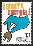 Stamps Spain -  Ahorro de Enegía - Electricidad