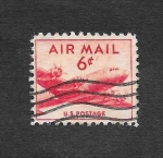 Stamps : America : United_States :  Avión