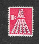 Stamps United States -  C72 - Estrellas