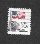 Sellos de America - Estados Unidos -  1895 - Bandera