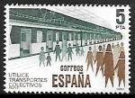 Sellos de Europa - Espa�a -  Utilice transporte colectivos - Metro