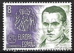 Stamps Spain -  Europa CEPT - Federico Garcia Lorca