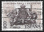 Stamps Spain -  la Hacienda Pública y los Borbones - Escudo de Armas de la Casa de la Aduana de Madrid