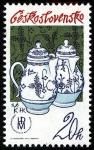 Stamps : Europe : Czechoslovakia :  Tradición de porcelana Checa