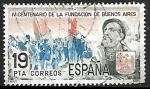 Stamps Spain -  IV centenário de la fundación de Buenos Aires