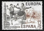 Stamps Spain -  Europa CEPT - Jota aragonesa